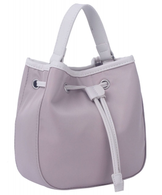 Nylon Drawstring Satchel GL-0156 STONE